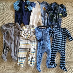 🔴4/$20🔴 Baby Footie Pajamas bundle size 0-3 months